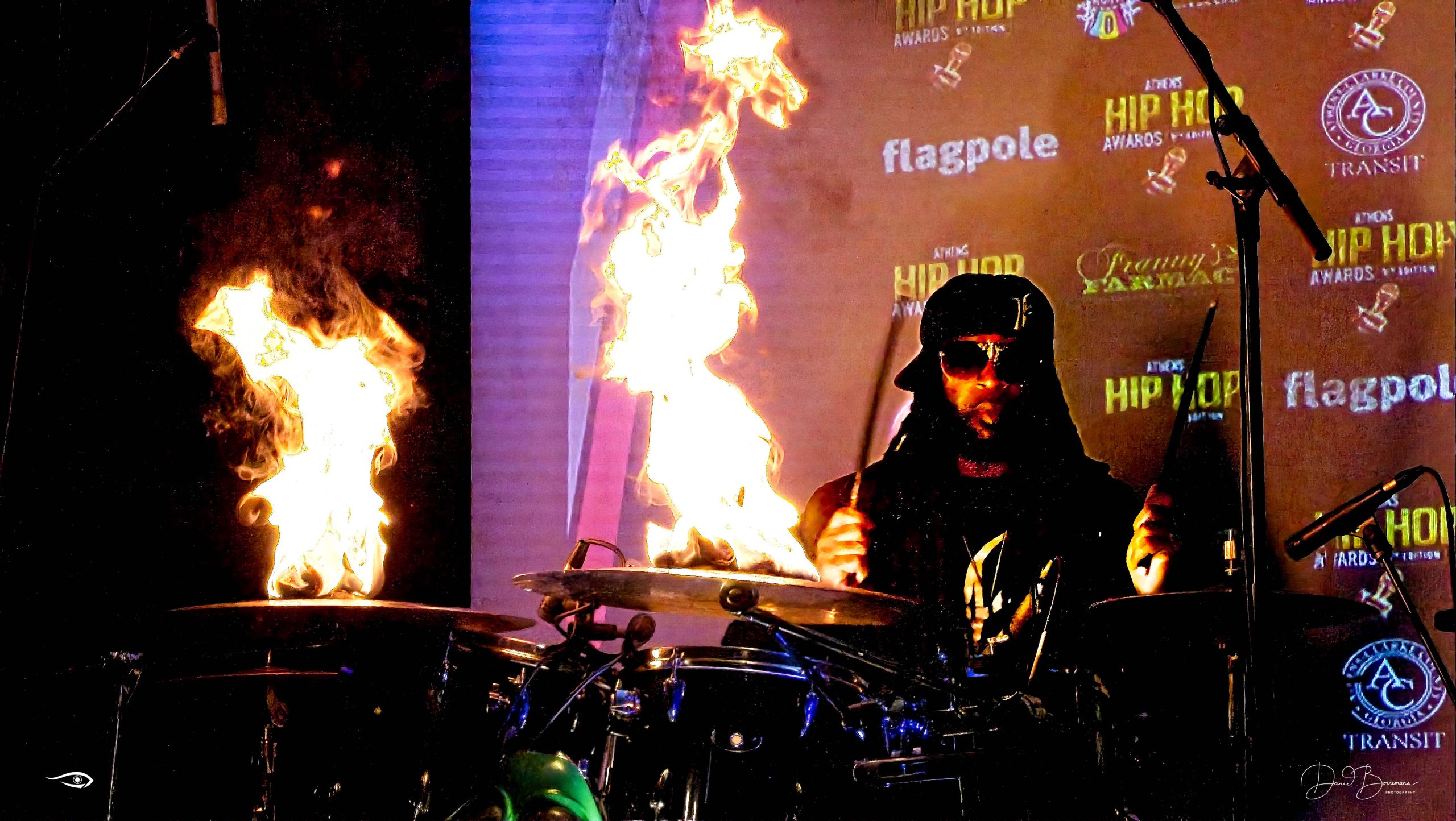 Drummer performing at the Athens Hip Hop Awards, from the United GA archive.