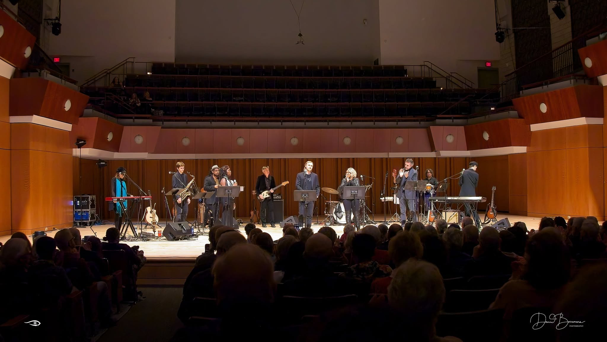 Athens in Harmony musicians onstage at Hodgson Concert Hall.